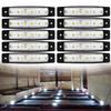 10 Pack Marine Boat LED Navigation Cabin Deck Courtesy Light Stern Transom Lights 12V for Boating Kayak Yacht, Dinghy, Sailboat, Pontoons, Freighters, Hovercrafts, Hunting & Fishing (White) view 1