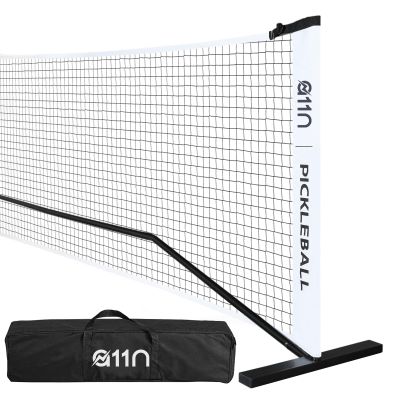 A11N SPORTS Portable Pickleball Net System, Designed for All Weather Conditions with Steady Metal Frame and Strong PE Net, Regulation Size Net with Carrying Bag