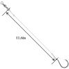 10pcs Extra Strong Offset Circle Hooks Saltwater,Fishing Hook Rig,Sport Fishing Hooks with Leader Black Nickel Coated High Carbon Steel Octopus Fishing Hooks-Size 1#-10/0# (Hooks with Leader, 9/0#) view 3