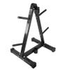 Luwint Weight Plate Tree Rack with Barbell Storage for Home Gym view 1