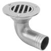 VGEBY Boat Floor Drain, Steel Marine Flush Drain 90 Degree Boat Floor Deck Water Drain Marine Boat Hardware Accessories(32mm) Boat Deck Drain view 3