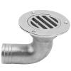 VGEBY Boat Floor Drain, Steel Marine Flush Drain 90 Degree Boat Floor Deck Water Drain Marine Boat Hardware Accessories(32mm) Boat Deck Drain view 4