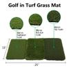 Golf Training Aids with Golf Mat, 2020 Upgraded Golf Practice Net More Durable(10'*7') view 2