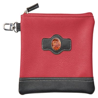 Clip Wipes Fire Department Golf Pouch | Fire Golf Valuables Pouch | Firefighters Accessories Pouch with Zipper (Red-Others)