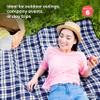 DISCOUNT PROMOS 6 Brookhaven Roll Up Picnic Blankets Set - Customizable Text, Logo - Fleece, Woven Handle - Navy Blue view 3