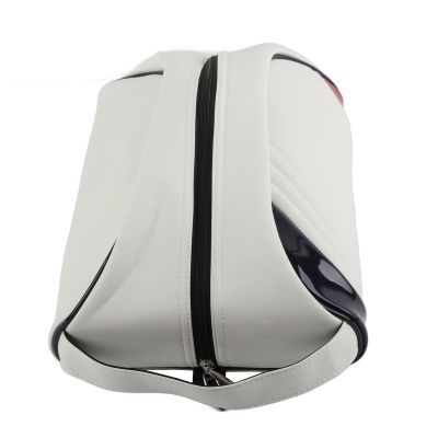 PU Leather Waterproof Shoe Bag Zippered Shoe Carrier Sports Shoe Bag Shoes Storage Bag