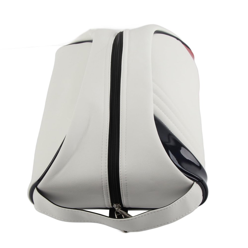 PU Leather Waterproof Shoe Bag Zippered Shoe Carrier Sports Shoe Bag Shoes Storage Bag