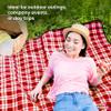 DISCOUNT PROMOS Brookhaven Roll Up Picnic Blankets Set of 6, Bulk Pack - Great Outdoor Blanket for Camping, Picnic, Beach, Sports, Outdoor Activities - Red view 3