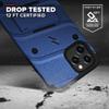Zizo Bolt Series for iPhone 12 Pro Max Case with Screen Protector Kickstand Holster Lanyard - Blue & Black, BOLT-IPH1267-BLBK view 2