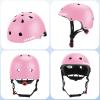 CELOID Kids Helmet Pad Set,Adjustable Kid Skateboard Bike Helmet Knee & Elbow Pads Wrist Guards 5-8 years Child Protective Gear Set for Girls Boys Bicycle Bike Roller Skating Scooter Rollerblade Sport view 4