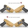 Amberide Glock 17/22 / 31 IWB Holster, Kydex-Boltaron Inside Waistband Holster for Glock 17, Glock 22 & Glock 31 Pistols, Gen 15, Secure Retention, 030 Adjustable Cant view 2
