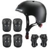 CELOID Kids Helmet Pad Set,Adjustable Kid Skateboard Bike Helmet Knee & Elbow Pads Wrist Guards 5-8 years Child Protective Gear Set for Girls Boys Bicycle Bike Roller Skating Scooter Rollerblade Sport view 1