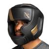 Hayabusa T3 Adjustable MMA Headgear - Black/Gold, Large view 2