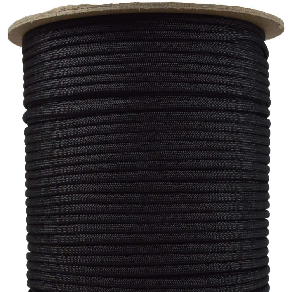 Black - 1,000 Foot Spools - 250 Foot spools - 100 feet Hank - 50+ Colors - Veteran Owned