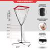 PowerNet Setting Volleyball Training Net, Portable Training Equipment for Setters, Adjustable Height Indoor Outdoor Volleyball Net for Backyard or Gym, Drawstring Ball Release view 3