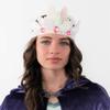 Little Adventures Adult Soft Princess and Queen Crowns One Size Fits Most (White Butterfly Fairy Crown) view 2
