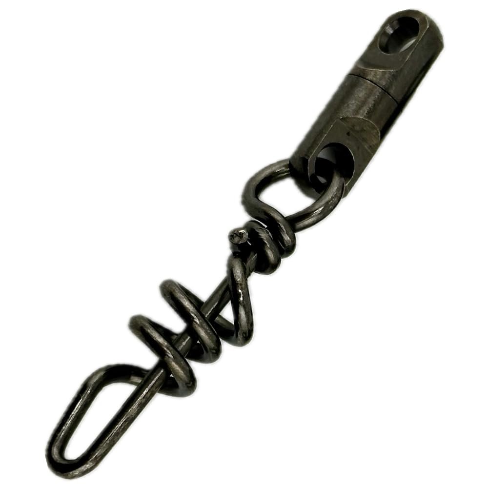 Lobo Lures 750lb Quick Release Big Game Marlin Fishing Heavy Duty Aussie Style Ball Bearing Dredge Corkscrew Swivels (Single)