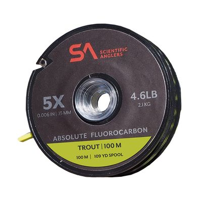 Scientific Anglers Absolute Fluorocarbon Trout Tippet (100M - 5X)