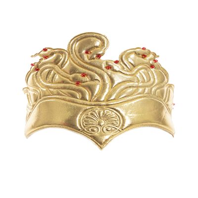 Little Adventures Adult Soft Princess and Queen Crowns One Size Fits Most (Medusa Gold Crown)