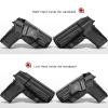 Amberide M&P 380 Shield EZ IWB Holster,Kydex-Boltaron Inside Waistband Fit S&W M&P 380 Shield EZ .380,Secure Retention,Quick Draw,030 Cant view 2