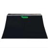 Ramptech Quarterpipe Ramp (2' Tall x 8' Wide) - Weatherproof, Heavy-Duty Indoor and Outdoor DIY Skateboard Ramp Kit - Portable Skateboarding Ramps with Caster Wheels and High Friction ABS Surfacing view 1