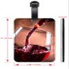 Pouring Red Wine Image - Luggage ID Tags - Suitcase Identification Cards - Set of 2 view 2