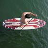 NIXY Venice G5 Cruiser & Yoga Inflatable Paddle Board | 10'6" x 34" x 6" Ultra-Light SUP with Welded Seams, Woven Drop Stitch for Safety and Durability. (Red) view 4