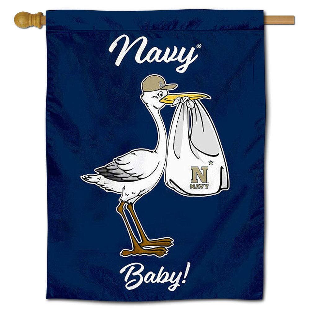 US Navy Midshipmen New Baby Gift Banner Flag
