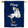 US Navy Midshipmen New Baby Gift Banner Flag view 1