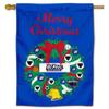 DePaul Blue Demons Happy Holidays Christmas Banner Flag view 1