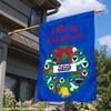 DePaul Blue Demons Happy Holidays Christmas Banner Flag view 2