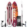 NIXY Huntington Paddle Board Compact Inflatable SUP 9'6" x 32" x 6" Ultra-Light Stand Up Paddleboard, Welded Seams, Woven Drop Stitch for Durability (RED) view 1