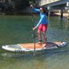 NIXY Newport G5 Inflatable Paddle Board | High-Performance, Durable, and Lightweight SUP for All Skill Levels with Welded Seams and 300 lbs. Capacity. (BoraBora) view 3