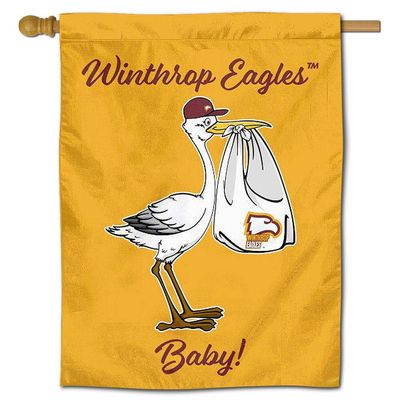 Winthrop Eagles New Baby Gift Banner Flag
