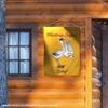 Winthrop Eagles New Baby Gift Banner Flag view 3