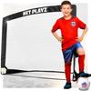 Soccer Net, Kids Pop-up Soccer Goals for Backyard Football Practice & Training, Portable 4 x 3ft view 1