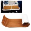 Boat Flooring Mat, Non-Slip Brown Marine Yacht Decking Pad EVA Foam Boat Flooring Mat Adhesive Boat Accessories 240x45x0.6cm view 3