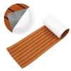 Boat Flooring Mat, Non-Slip Brown Marine Yacht Decking Pad EVA Foam Boat Flooring Mat Adhesive Boat Accessories 240x45x0.6cm view 4