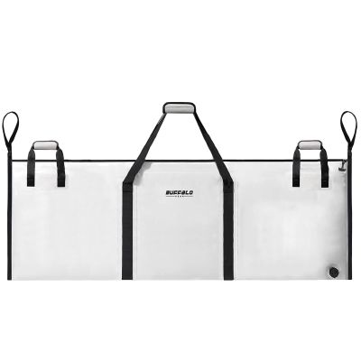 Buffalo Gear Insulated Fish Cooler Bag - 70x29in, Large Fish Bag with YKK Zipper, Portable Waterproof Ice-Cold for More Than 48 Hours