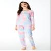 Beezizac Girls Sleepover Matching Pajamas Size 5T - 100% Cotton Long Sleeve Tween Kids Jammies Set PJS view 2