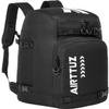 AIRTTUZ Ski Boot Bag - Ski and Snowboard Boots BackpackExcellent for Travel with Waterproof Exterior & Bottom - for Men, Women and Youth. (BLACK) view 1