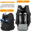 AIRTTUZ Ski Boot Bag - Ski and Snowboard Boots BackpackExcellent for Travel with Waterproof Exterior & Bottom - for Men, Women and Youth. (BLACK) view 4