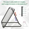Soozier Soccer Rebounder Net, 3' x 3', Angle Adjustable Portable Training Goal Net with Quick Folding Design, Sturdy Metal Tube view 3