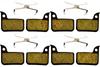 4 Pairs of DiscoBrakes Ceramic Disc Brake Pads Compatible with SRAM Level TLM ULT (Not Level T TL), RED (Monoblock Caliper), Force, Rival, CX1, Apex, HydroR, HRD, S-700, RED 22, Force 22 Disc Brakes view 2
