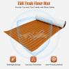 LYNICESHOP EVA Foam Faux Teak Sheet Boat Yacht Synthetic Teak Decking Marine Mat Boat Flooring Carpet Pad (106''x35'') view 3
