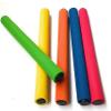 Kikeep Track and Field Relay Batons Sticks Assorted Color Relay Running Race Batons Sticks Foam Relay Running Baton 5 Pack Track & Field Sticks view 1