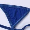 easyforever Mens Low Rise Double O-Ring Holes T-Back Thongs Lingerie Bikini G-string Briefs Underwear Dark Blue One Size view 4