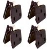 4 Pairs of DiscoBrakes Disc Brake Pads Compatible with SRAM Level TLM ULT (Not Level T TL), RED (Monoblock Caliper), Force, Rival, CX1, Apex, HydroR HRD S-700 RED 22 Force 22, Made with Dupont Kevlar view 2