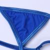 easyforever Mens Low Rise Double O-Ring Holes T-Back Thongs Lingerie Bikini G-string Briefs Underwear Royal Blue One Size view 4