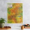 Scratch Off Colorado Fourteeners Map Poster - 14ers Mountain Peaks - Ideal Bucket list Gift for Climbers - 22 x 17 view 2